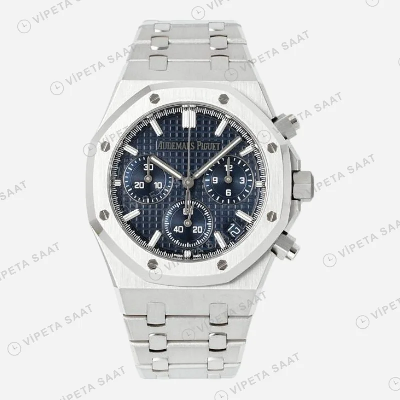 Audemars Piguet Royal Oak 26240st Mavi Kadran Aps Factory 4401 Super Clone ETA Saat detay 4