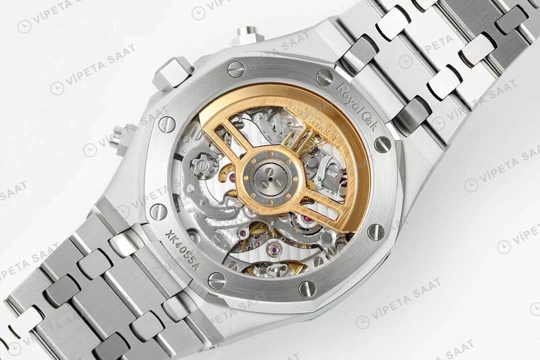 Audemars Piguet Royal Oak 26240st Mavi Kadran Aps Factory 4401 Super Clone ETA Saat detay 8