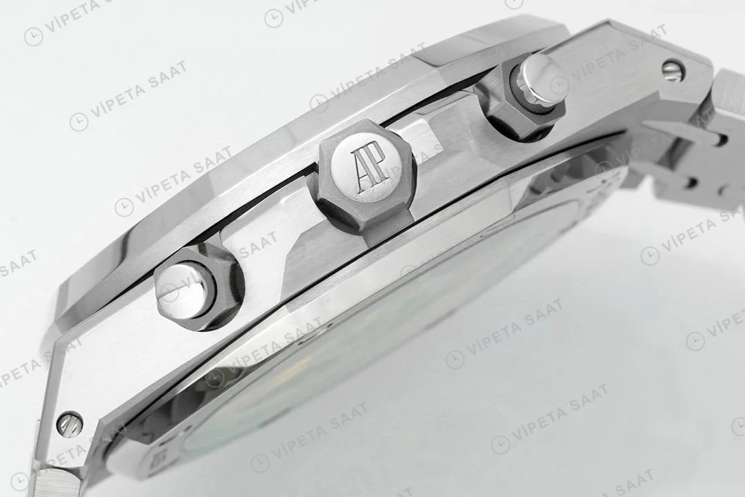 Audemars Piguet Royal Oak 26240st Siyah Kadran Aps Factory 4401 Super Clone ETA Saat yan görünüm