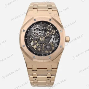 Audemars Piguet Royal Oak Jumbo 39 Extra Thin Rose 16204or Super Clone ETA Saat detay 11