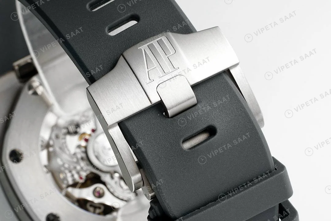 Audemars Piguet 26420 Royal Oak Offshore Gri Kadran 44mm Super Clone ETA Saat detay 4