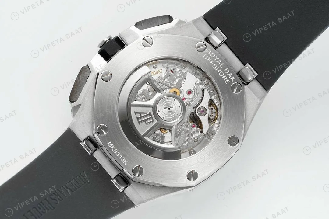 Audemars Piguet 26420 Royal Oak Offshore Gri Kadran 44mm Super Clone ETA Saat detay 8