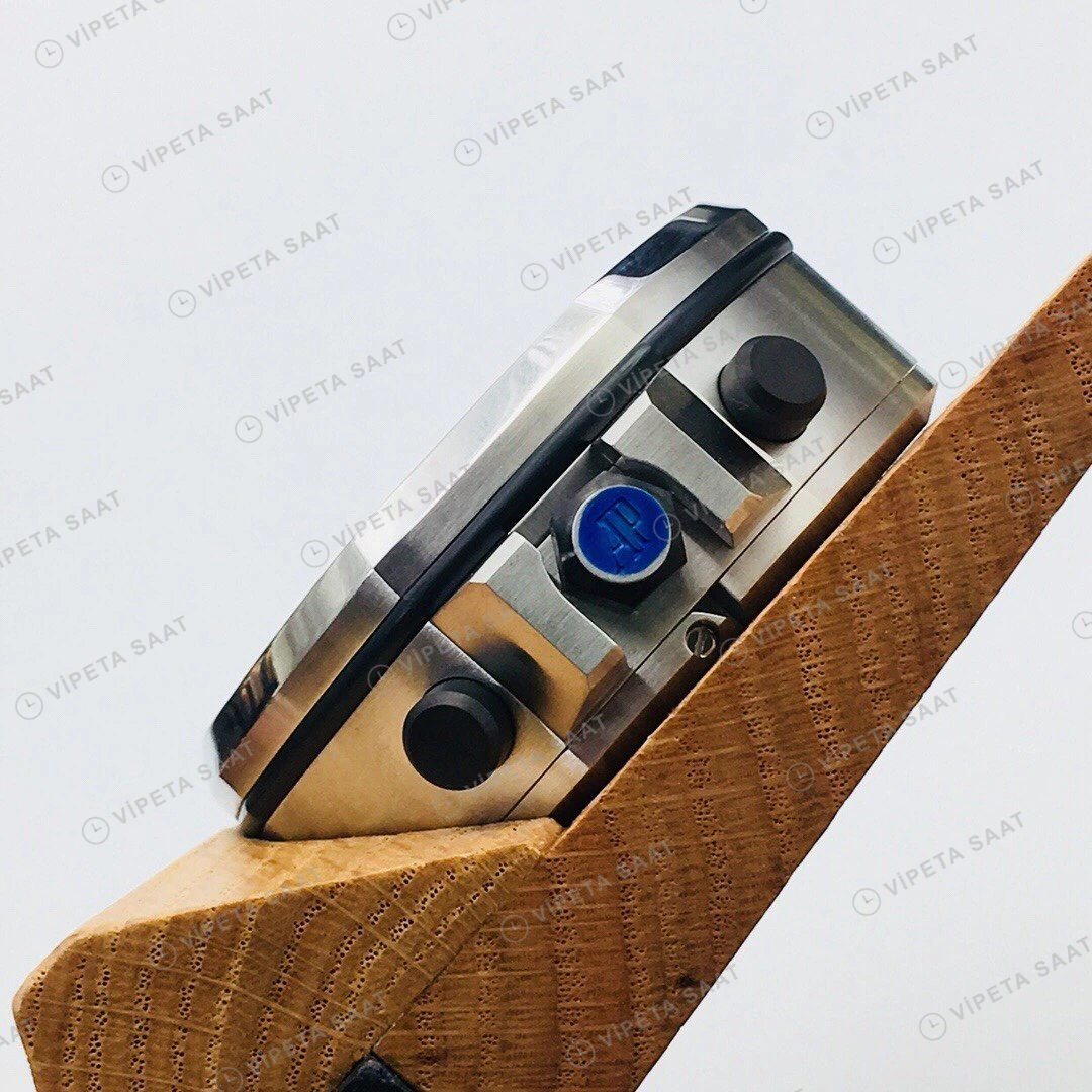 Audemars Piguet Royal Oak Offshore Kronograf Mavi Kadran Çelik 42mm Super Clone ETA Eta Saat detay 3