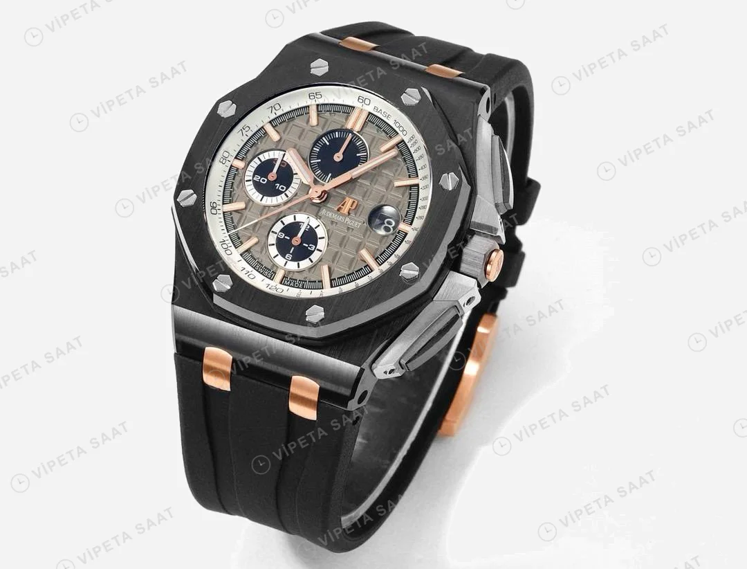 Audemars Piguet Royal Oak Offshore Pride of Germany 44mm Super Clone ETA Saat detay 4