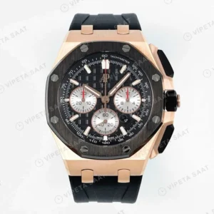 Audemars Piguet 26420 Royal Oak Offshore 44mm Rose Kasa Super Clone ETA Saat karşıdan görünüm