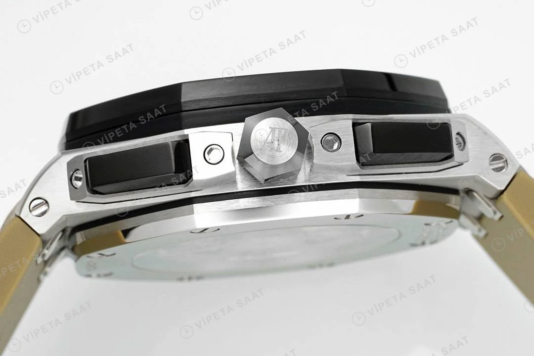 Audemars Piguet 26420 Royal Oak Offshore Selfwinding Chronograph 44mm Super Clone ETA Saat detay 9