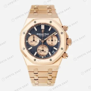Audemars Piguet Royal Oak Rose 26239or Mavi Kadran Aps Factory 4401 Super Clone ETA Saat detay 6