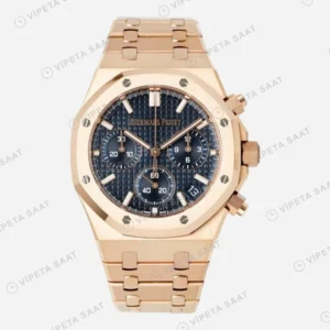 Audemars Piguet Royal Oak Rose Kasa 26240or Mavi Kadran Aps Factory 4401 Super Clone ETA Saat detay 4
