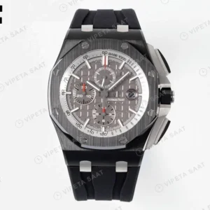 Audemars Piguet Royal Offshore Chronograph Germany Edition Black Super Clone ETA Saat karşıdan görünüm