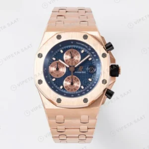 Audemars Piguet Royal Rose Chronograph 44 ETA Saat karşıdan görünüm