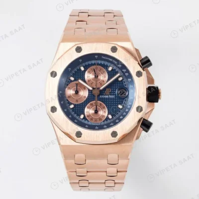 Audemars Piguet Royal Rose Chronograph 44 ETA Saat karşıdan görünüm