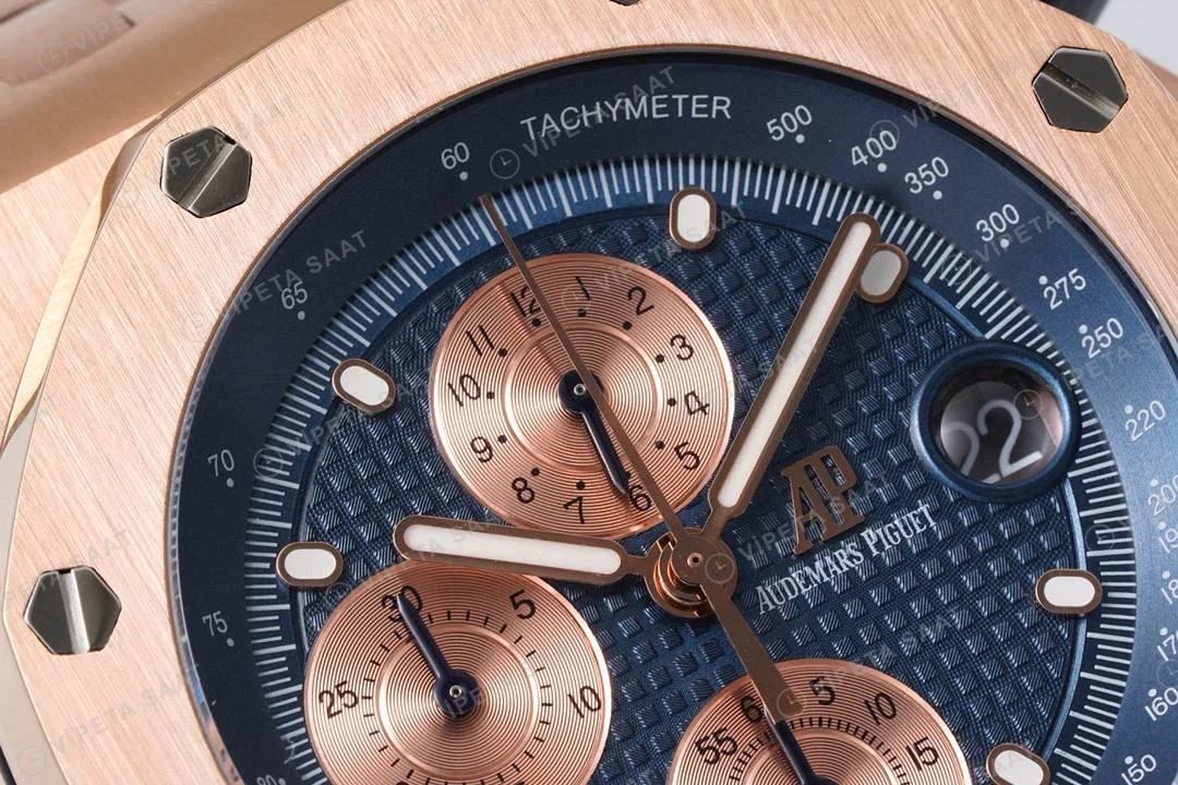 Audemars Piguet Royal Rose Chronograph 44 ETA Saat detay 7