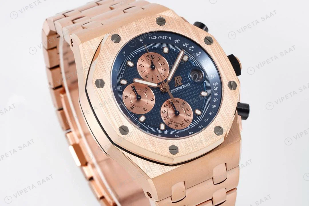Audemars Piguet Royal Rose Chronograph 44 ETA Saat detay 8