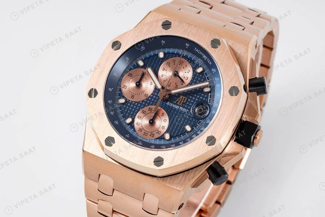 Audemars Piguet Royal Rose Chronograph 44 ETA Saat detay 9