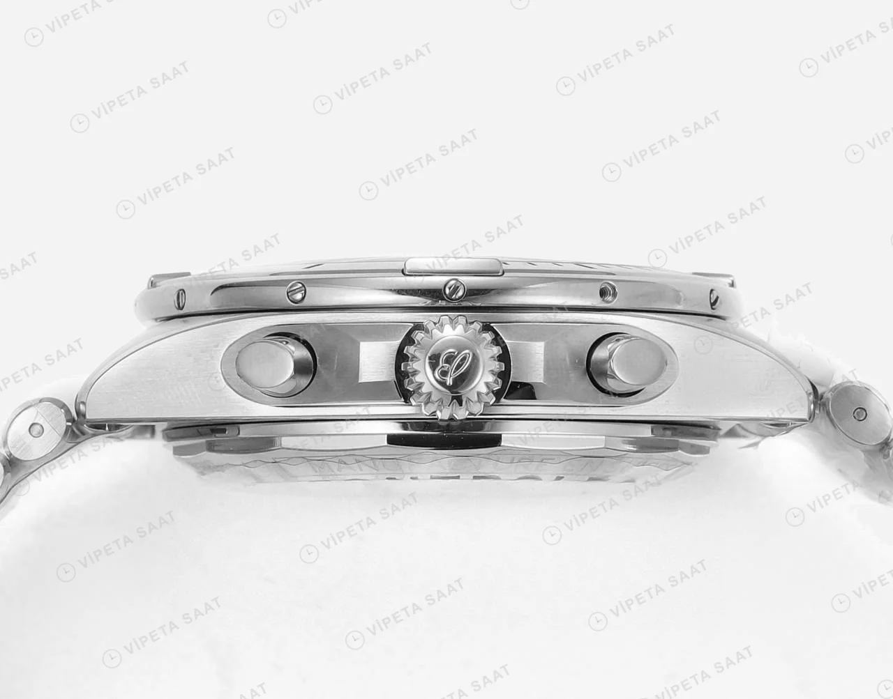 Breitling Chronomat B01 42 Beyaz Kadran Çelik AB0134101C1A1 Super Clone ETA Saat detay 6