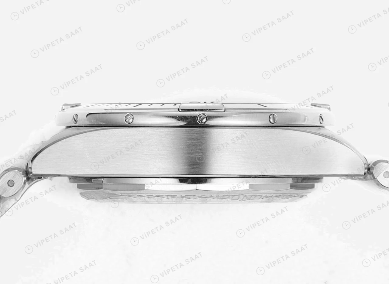Breitling Chronomat B01 42 Beyaz Kadran Çelik AB0134101C1A1 Super Clone ETA Saat detay 7