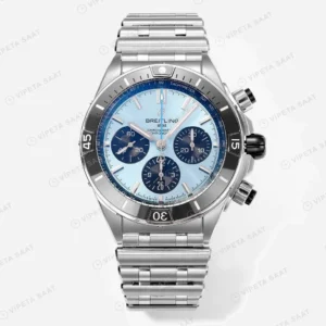 Breitling Chronomat B01 42 Buz Mavisi Kadran Rose Gold PB0136251C1S1 Super Clone ETA Saat karşıdan görünüm
