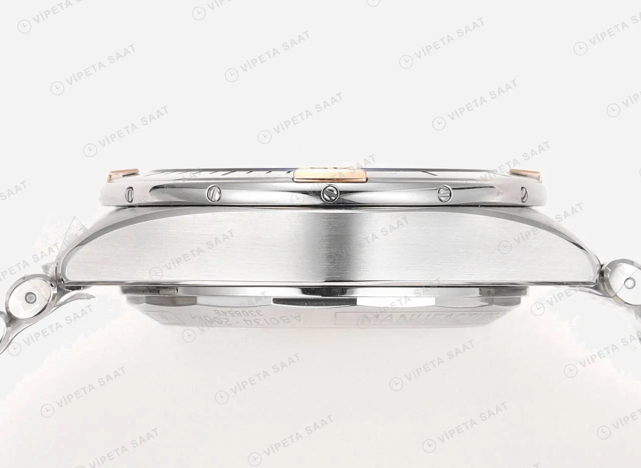 Breitling Chronomat B01 42 Çelik Rose Gold Beyaz Kadran IB0134101G1A1 Super Clone ETA Saat detay 7