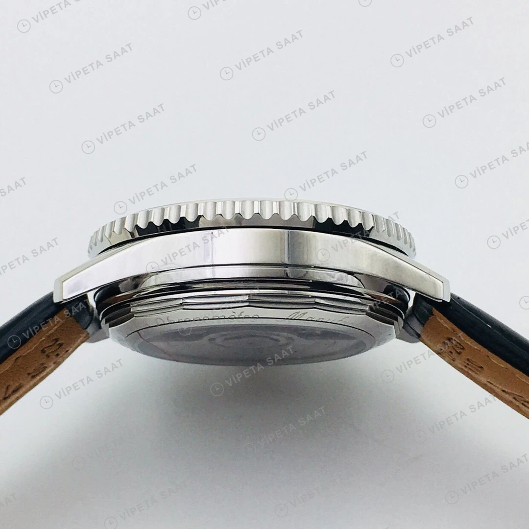 Breitling Navitimer Kronograf Mavi Kadran Çelik Super Clone ETA 2 Eta Saat detay 4