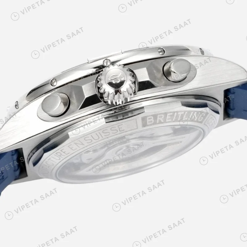 Breitling Super Chronomat B01 44 Mavi Pırlanta detay 5