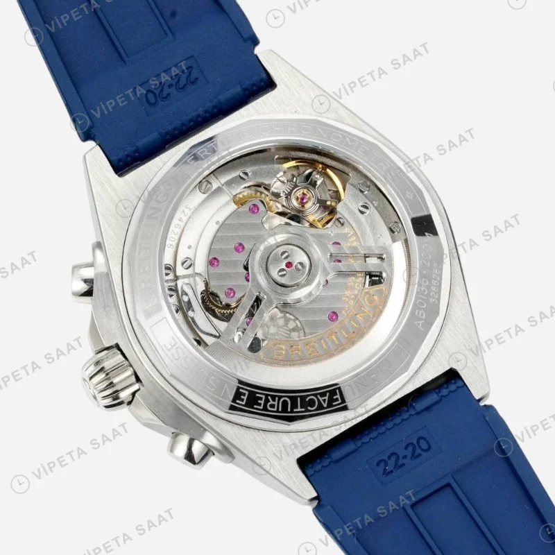 Breitling Super Chronomat B01 44 Mavi Pırlanta detay 7