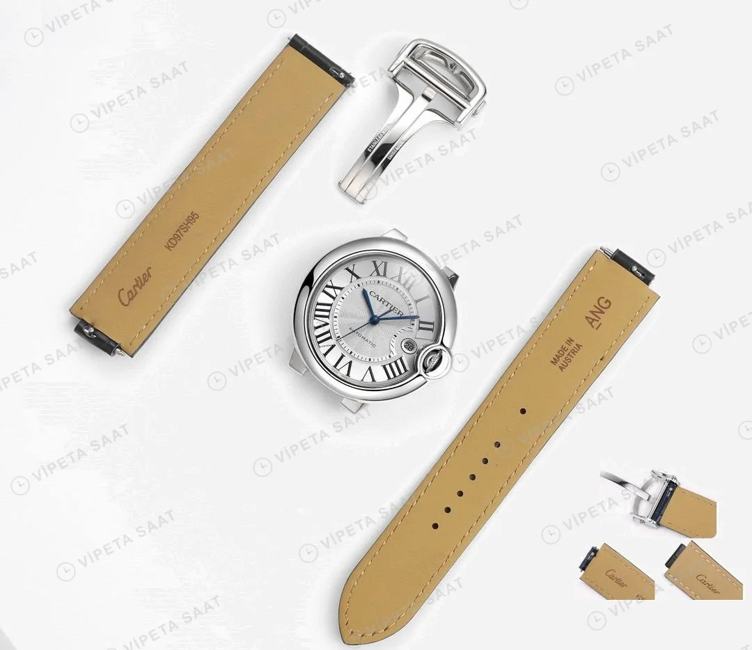 Cartier Ballon Bleu De Cartier 40mm W6920085 Super Clone ETA Saat detay 6