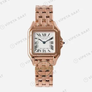 Cartier Panthere 27 mm Rose Gold Quartz Super Clone ETA Saat karşıdan görünüm