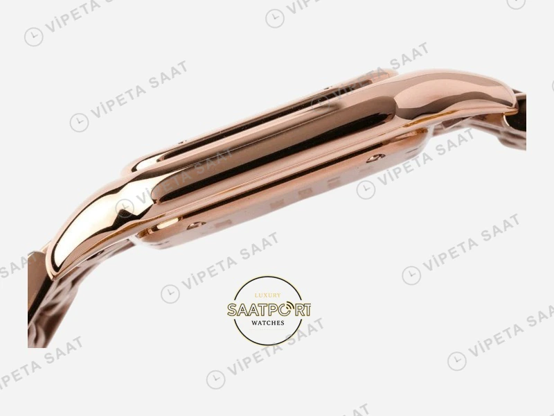 Cartier Panthere 27 mm Rose Gold Quartz Super Clone ETA Saat detay 4