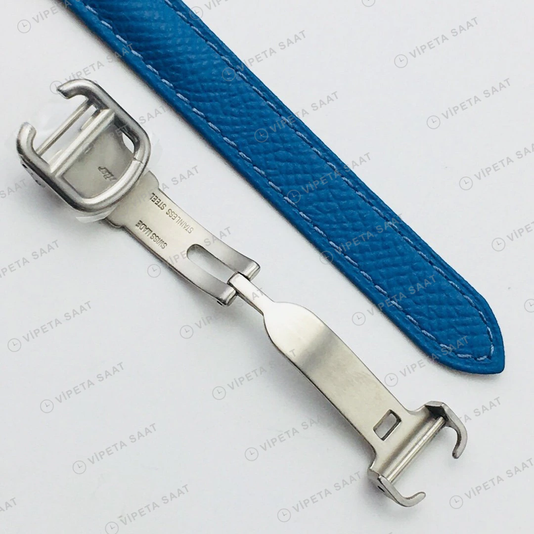 Cartier Tank Americaine Beyaz Kadran Taşlı Çelik Super Clone ETA Eta Saat detay 8