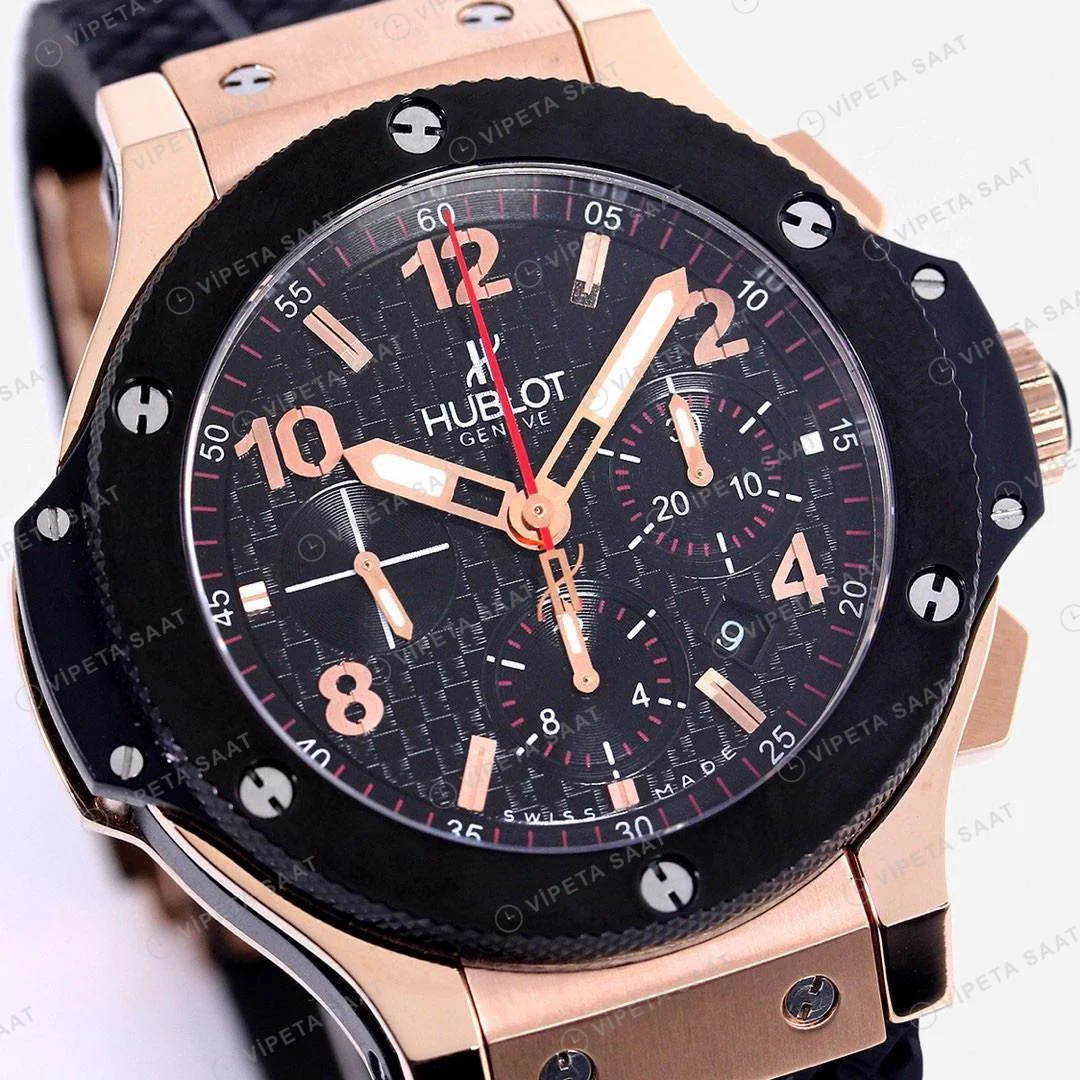 Hublot Big Bang 44 Mm Rose Gold 44mm Super Clone ETA Saat detay 4