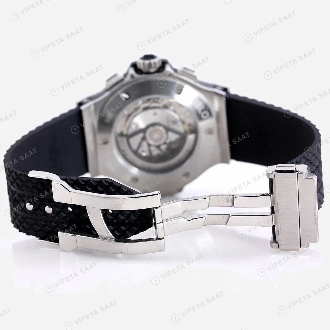 Hublot Big Bang 44 Mm Silver Baget Super Clone ETA Saat detay 5