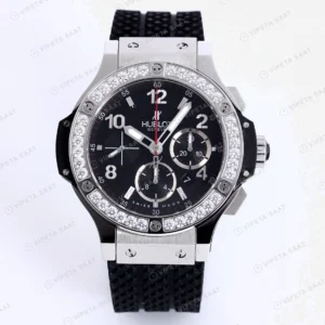 Hublot Big Bang 44 Mm Silver Baget Super Clone ETA Saat detay 6