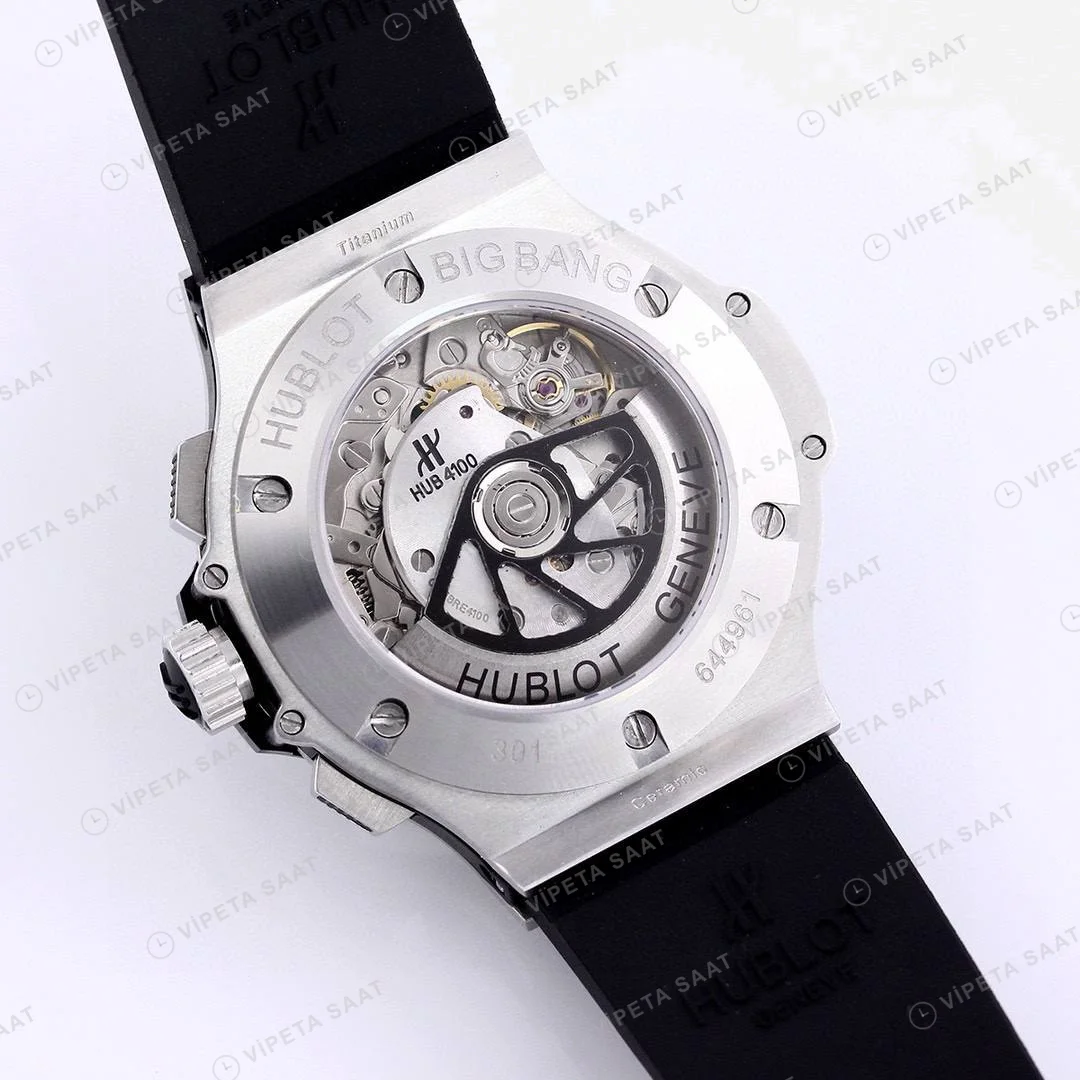Hublot Big Bang 44 Mm Steel HUB 4100 Super Clone ETA Saat detay 4