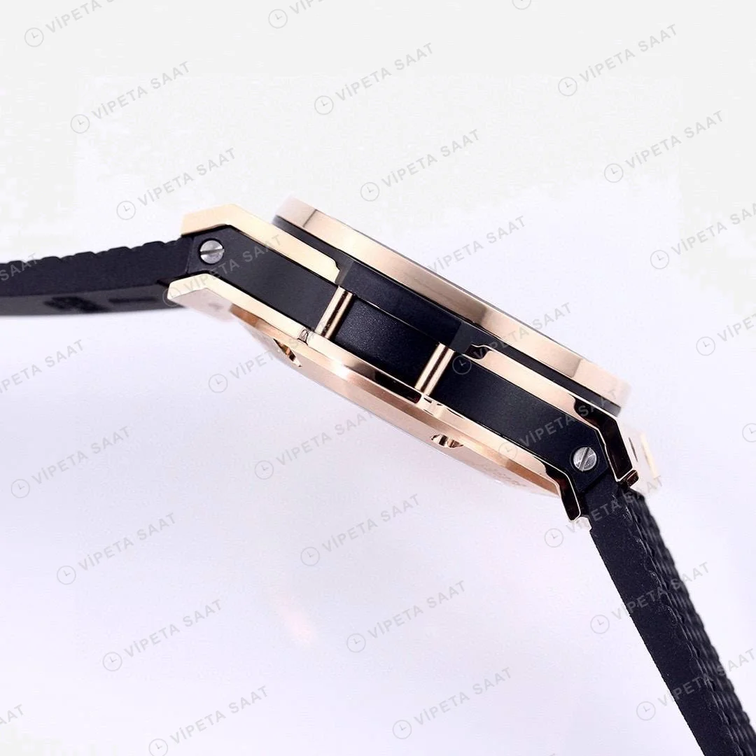 Hublot Big Bang Rose Gold 44 Mm Chronograph Super Clone ETA Saat detay 8