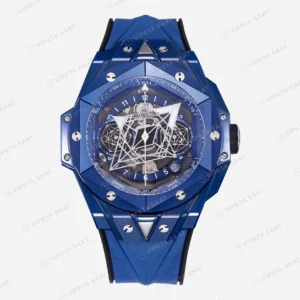 Hublot Big Bang Sang Bleu Ceramic 45mm Super Clone ETA Saat detay 6