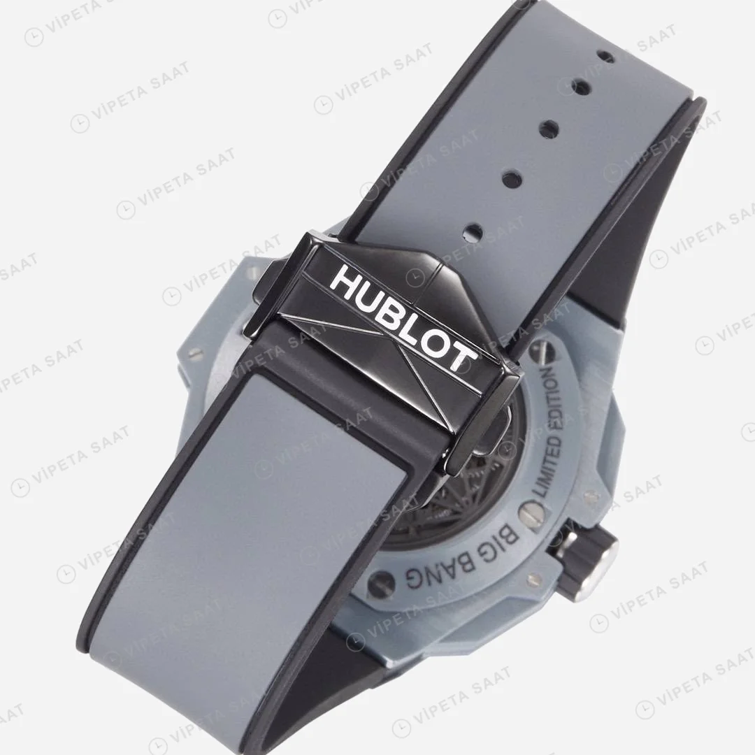 Hublot Big Bang Sang Bleu II Grey Ceramıc 45mm Super Clone ETA Saat detay 9