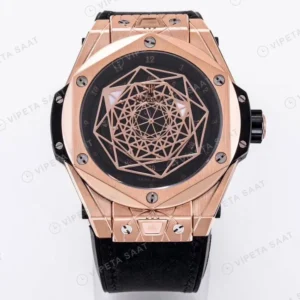 Hublot Big Bang Sang Bleu King Gold 45mm Super Clone ETA Saat detay 3