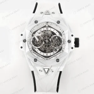Hublot Big Bang Sang White II HUB1240 İskelet Kadran Super Clone ETA Saat detay 5
