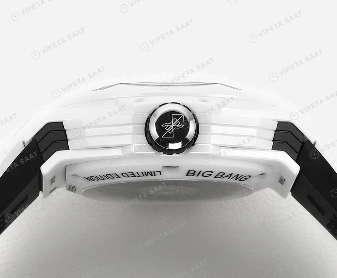 Hublot Big Bang Sang White II HUB1240 İskelet Kadran Super Clone ETA Saat detay 7