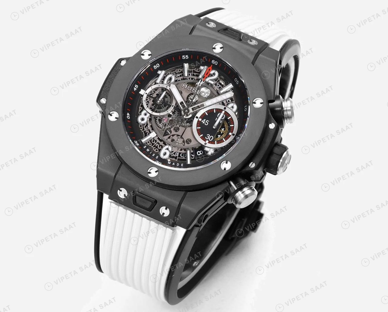 Hublot Big Bang Unico Ceramic Mat Kasa 42mm Super Clone ETA Saat detay 3