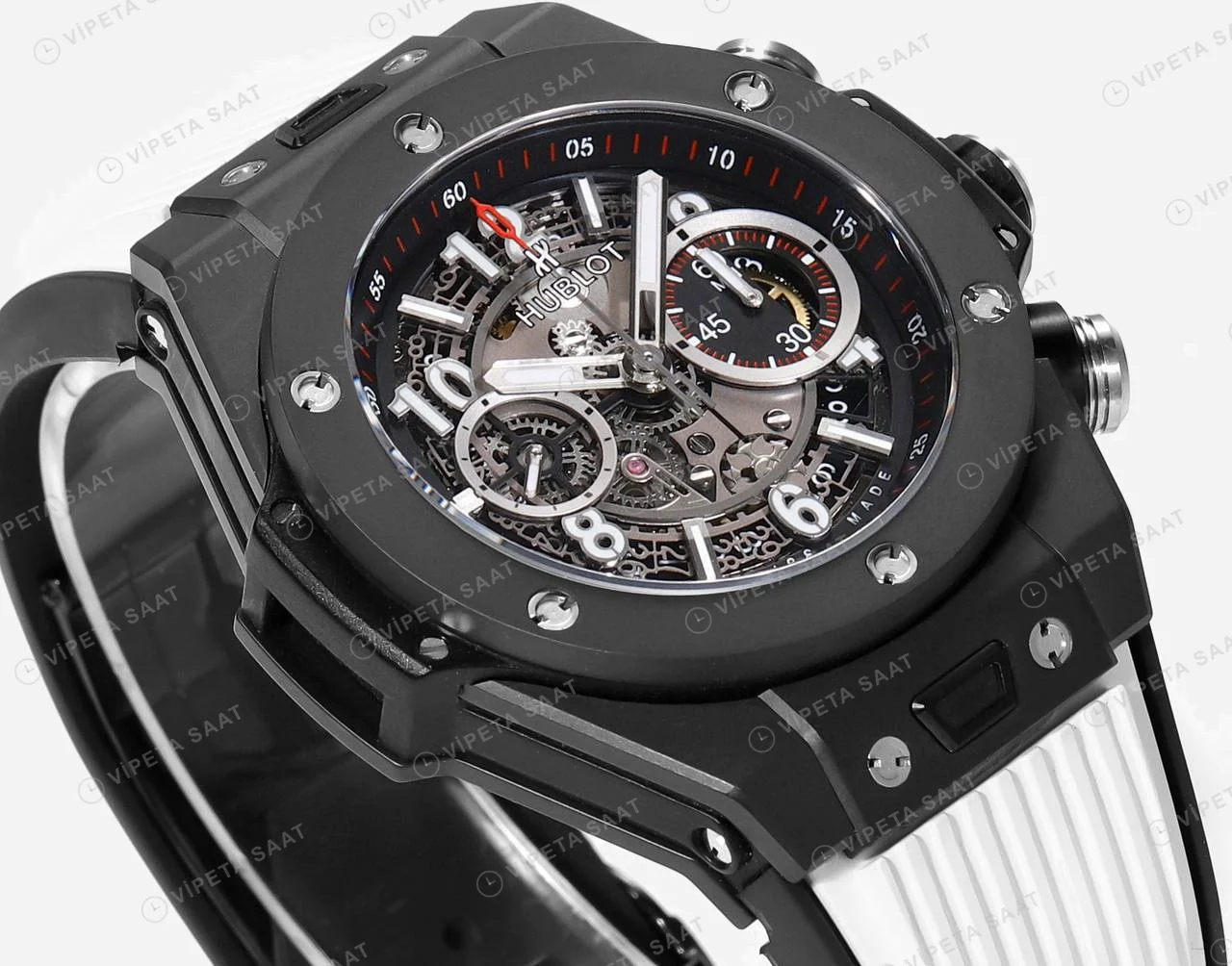 Hublot Big Bang Unico Ceramic Mat Kasa 42mm Super Clone ETA Saat detay 5