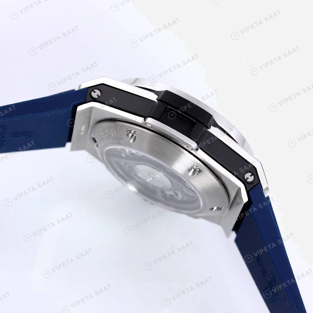 Hublot Big Bang Unico Silve Blue Baget Super Clone ETA Saat detay 5