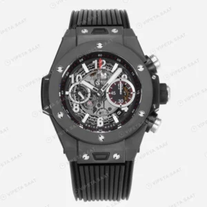 Hublot Big Bang Unico Siyah Seramik İskelet Kadran Super Clone ETA Saat detay 7