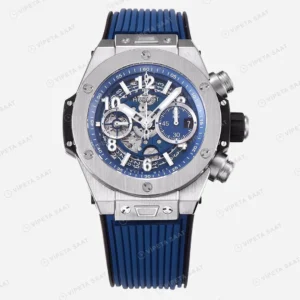 Hublot Big Bang Unico Titanium Blue Super Clone ETA Saat detay 5