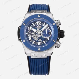 Hublot Big Bang Unico Titanium Ceramic Blue Super Clone ETA Saat detay 7