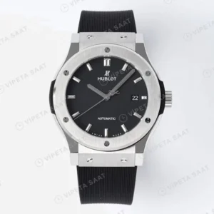 Hublot Classic Fusion Black Dial Titanium 42mm Super Clone ETA Saat detay 7