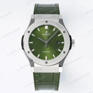 Hublot Classic Fusion Green Titanium 38mm Super Clone ETA Saat detay 2