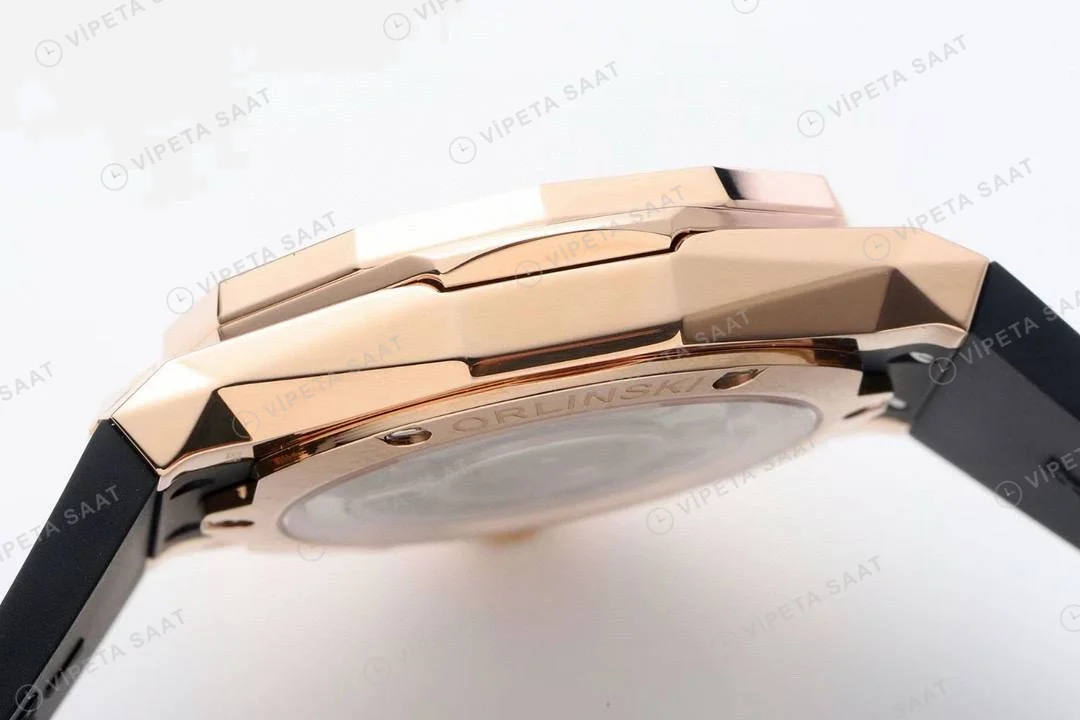 Hublot Classic Fusion Orlinski King Gold Super Clone ETA Saat detay 13