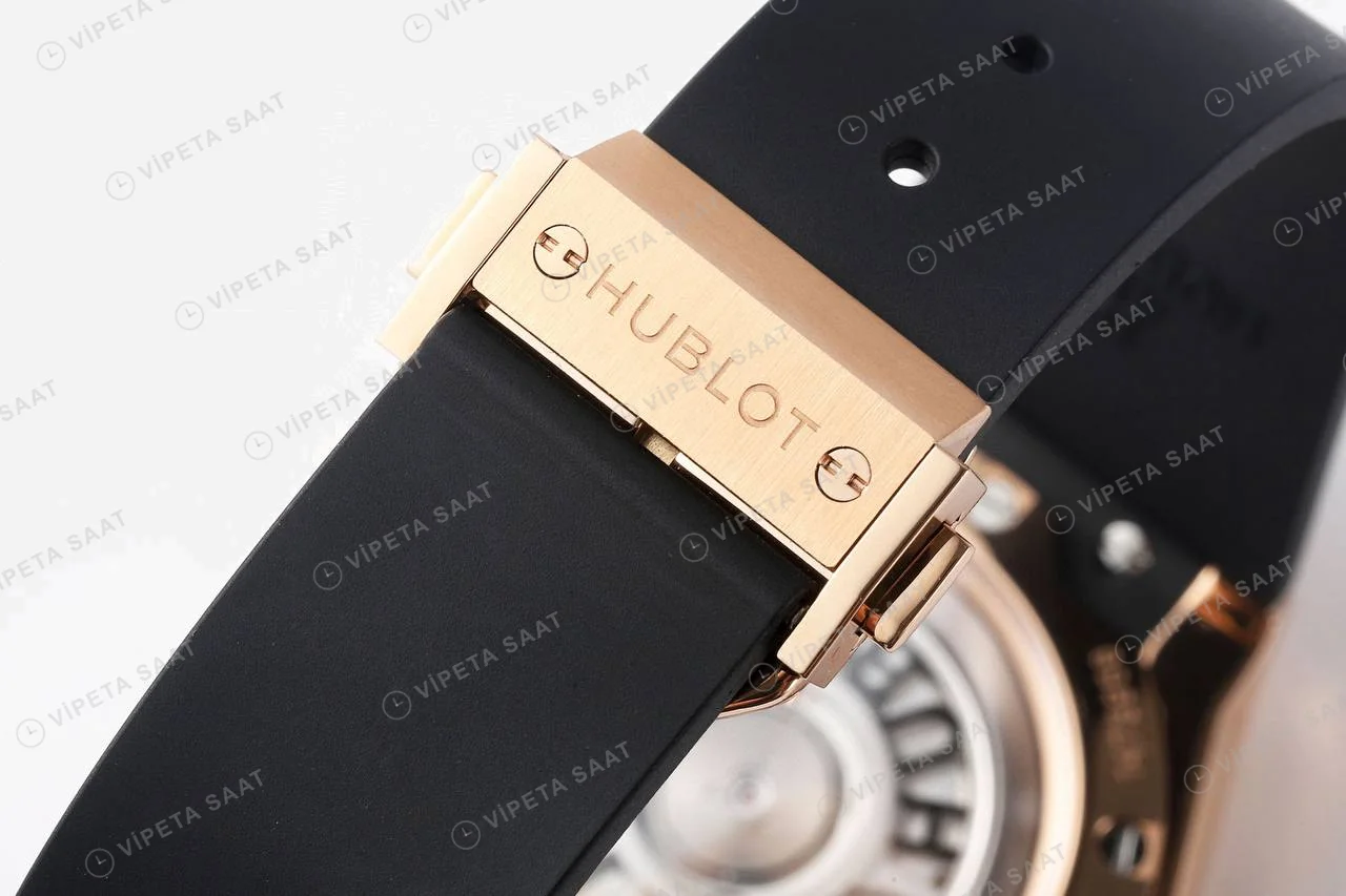 Hublot Classic Fusion Orlinski King Gold Super Clone ETA Saat detay 16