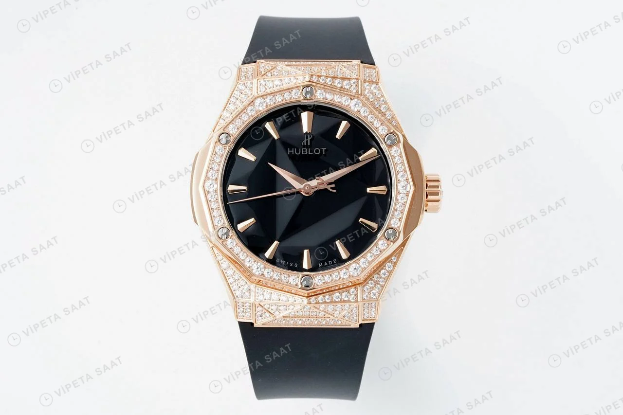 Hublot Classic Fusion Orlinski King Gold Super Clone ETA Saat detay 4